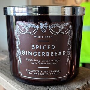 Spiced Gingerbread 3-Wick Bath & Body Works Candle
